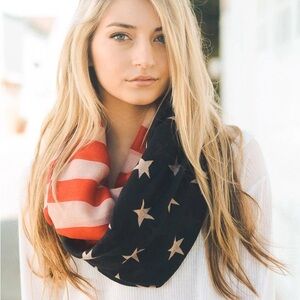 American flag infinity scarf